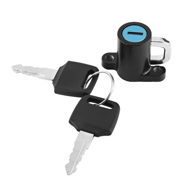 Universal Motorcycle Motorbike Helmet Lock Hanger Hook /& 2 Keys Set Durable US